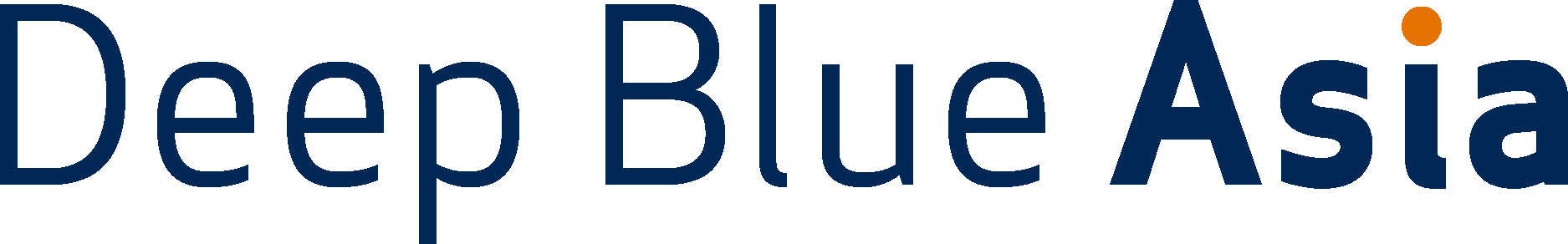 Deep Blue Asia Logo Vector Logo